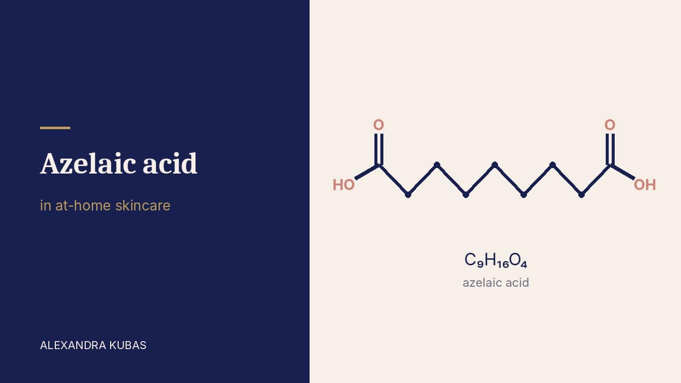 Azelaic acid - structural formula of the molecule