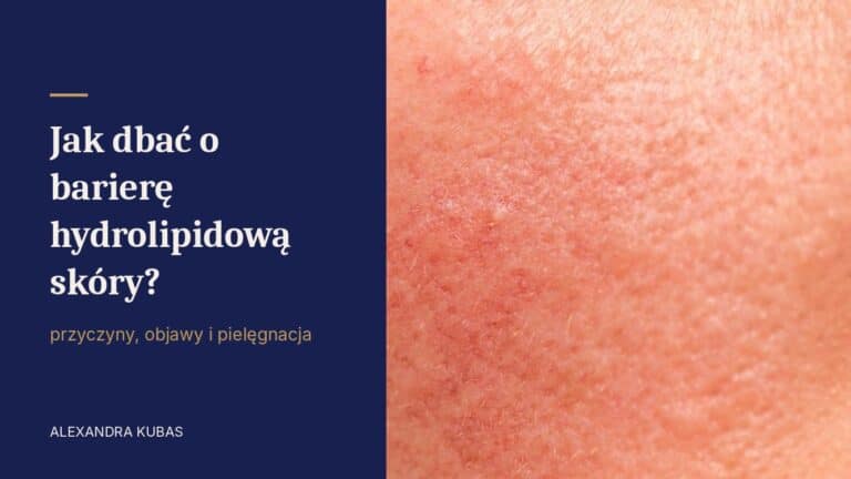 Bariera hydrolipidowa - zaczerwieniona, podrażniona skóra policzka