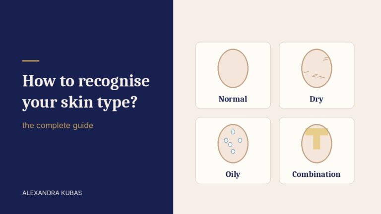 Skin types - normal, dry, oily and combination