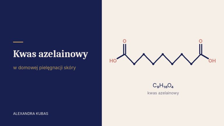 Kwas azelainowy - wzór strukturalny cząsteczki