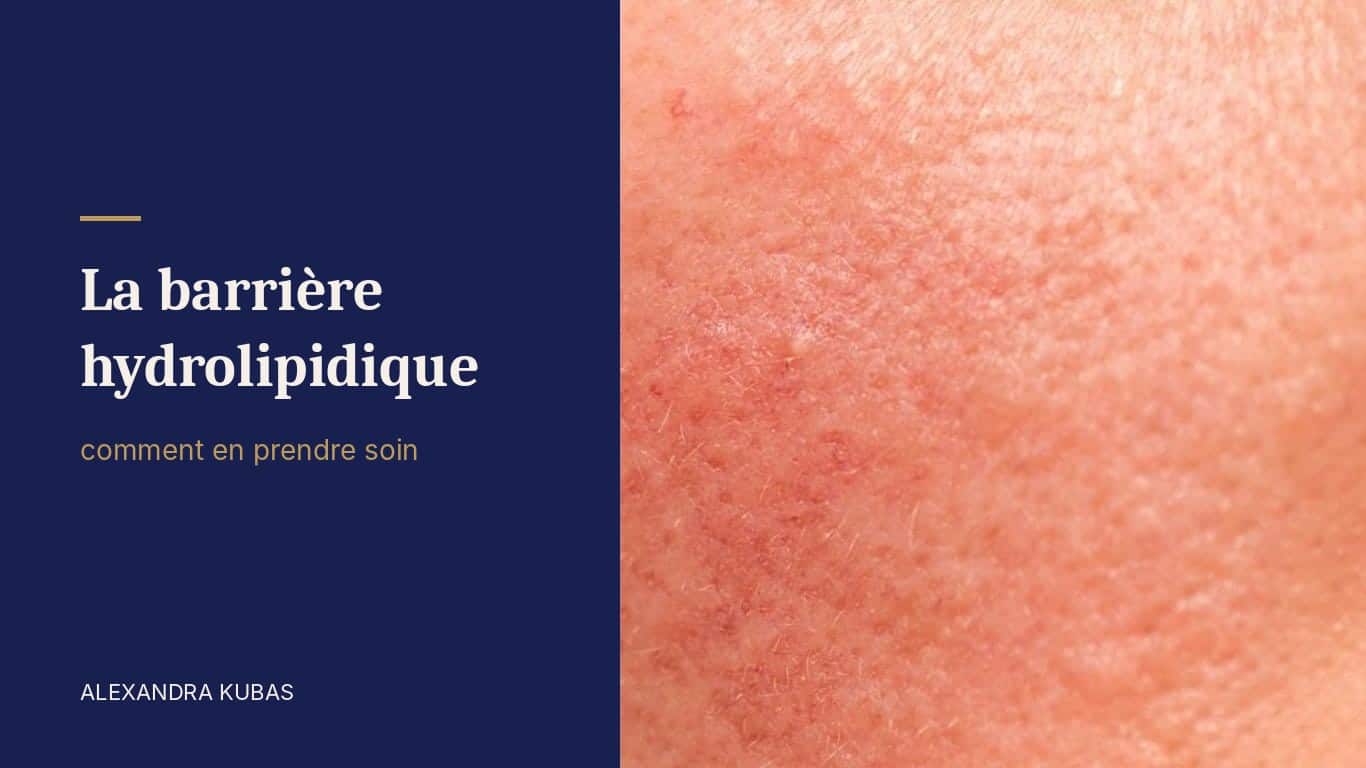 Barrière hydrolipidique - peau rouge et irritée en gros plan