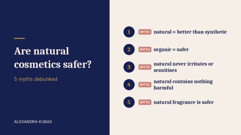 5 myths about natural cosmetics
