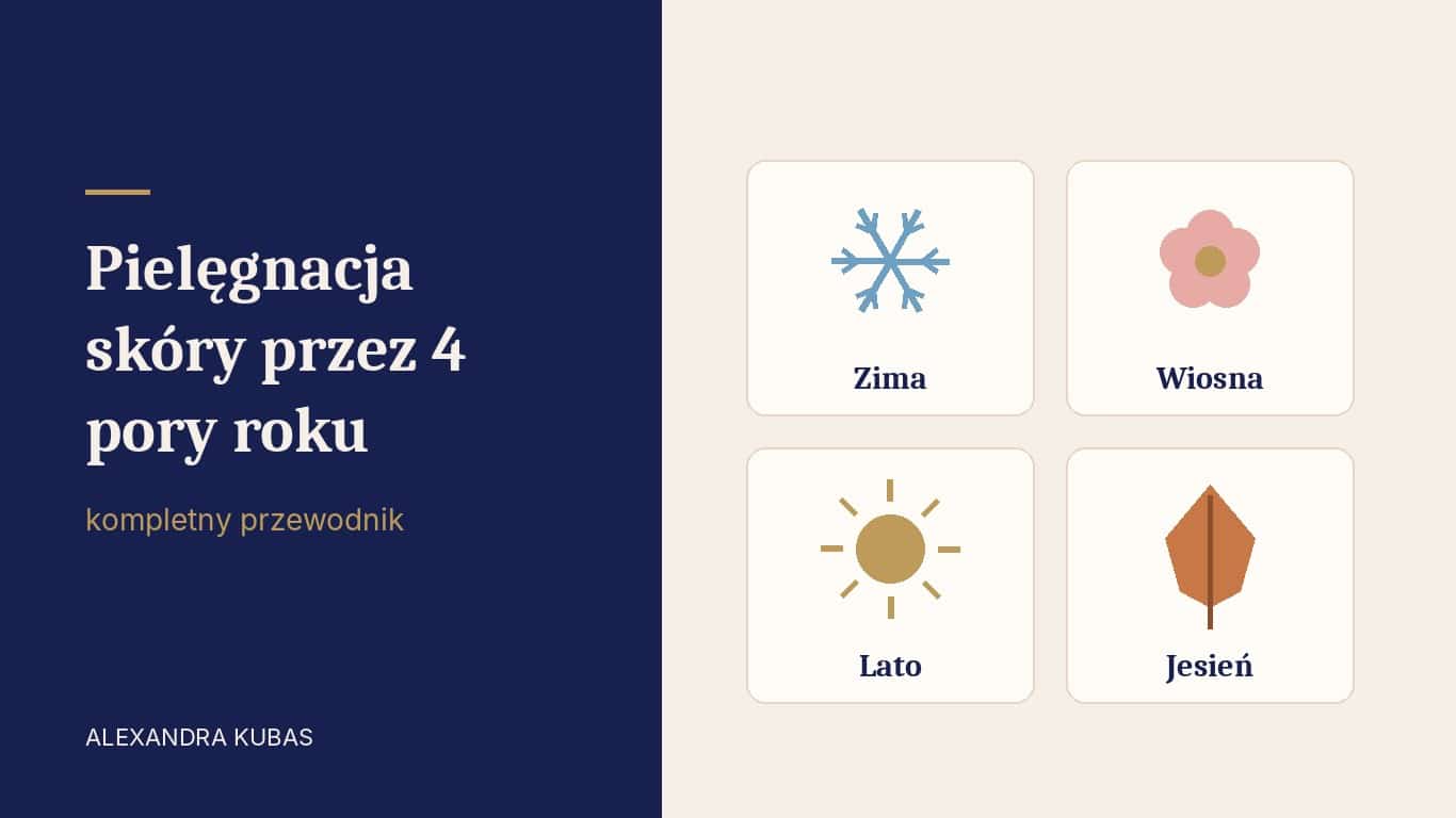 Pielęgnacja skóry przez 4 pory roku - zima, wiosna, lato, jesień