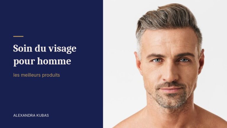 Soin du visage pour homme - portrait d’un homme